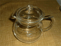 ガラス茶壺
