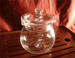 中国茶・台湾茶用ガラス茶器　ガラス茶壺
