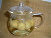 台湾茶器　ガラス茶壺