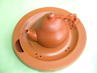 中国茶用茶器　茶器セット 朱泥（赤茶）